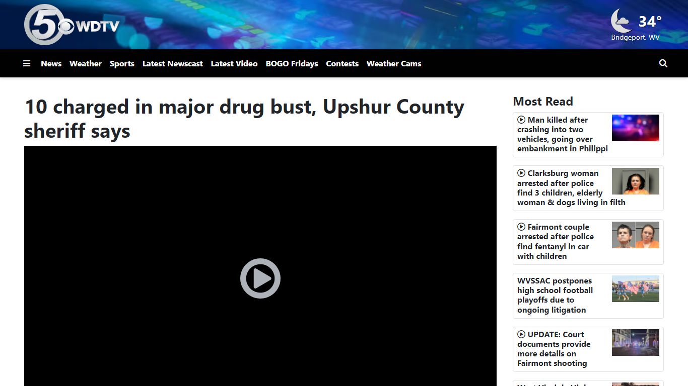 10 charged in major drug bust, Upshur County sheriff says - WDTV